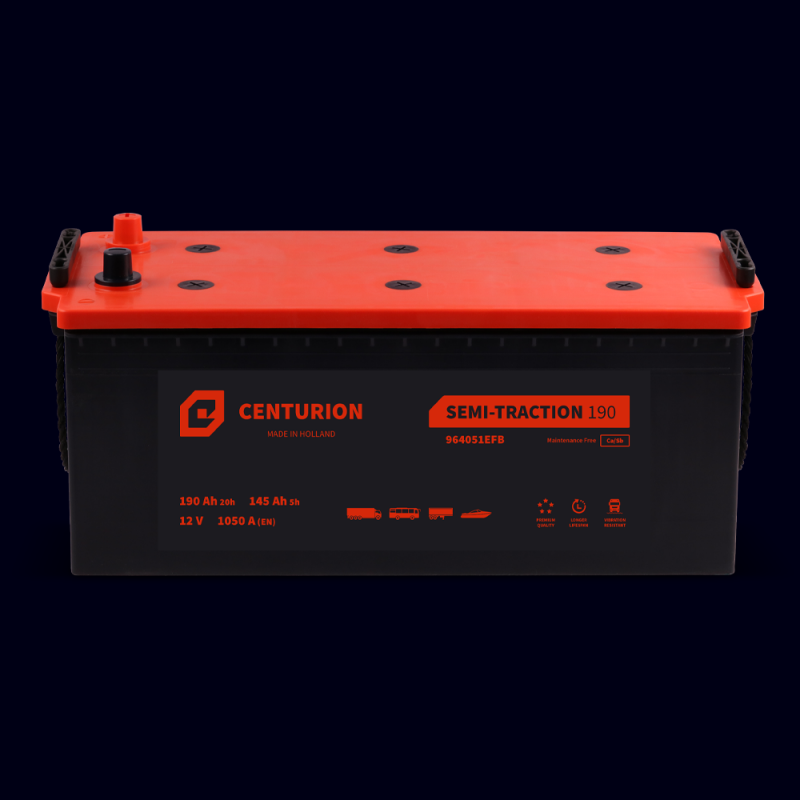 Centurion Semitractie EFB 96451 190 Ah 12V Centurion Battery