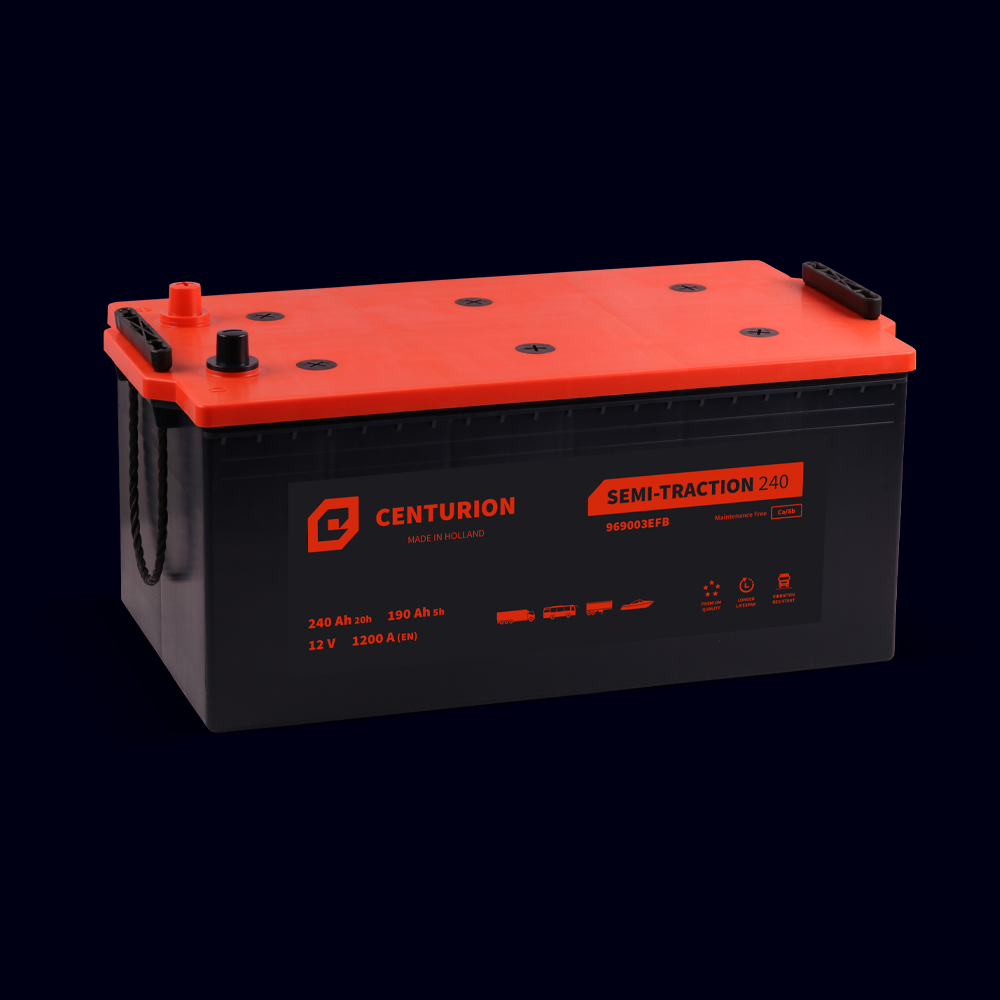 Centurion Semitractie EFB 96903 240 Ah 12V Centurion Battery