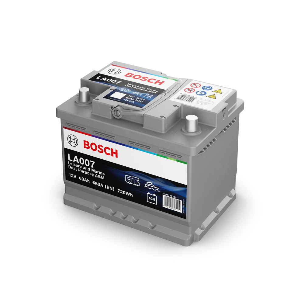 Bosch LA007 Dual Purpose AGM 60 Ah 12V
