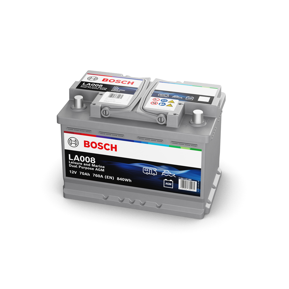 Bosch LA008 Dual Purpose AGM 70 Ah 12V