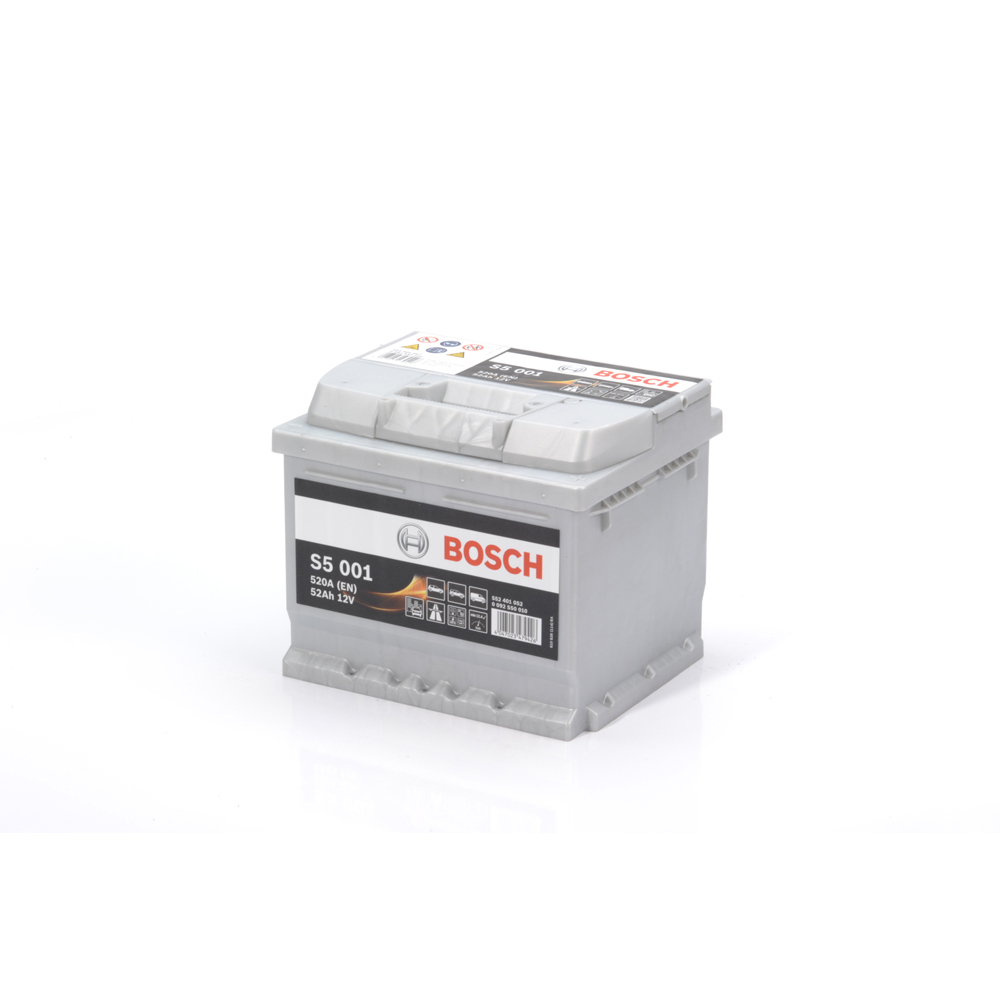 Bosch S5001 Start Silver 52 Ah 520 A 12V