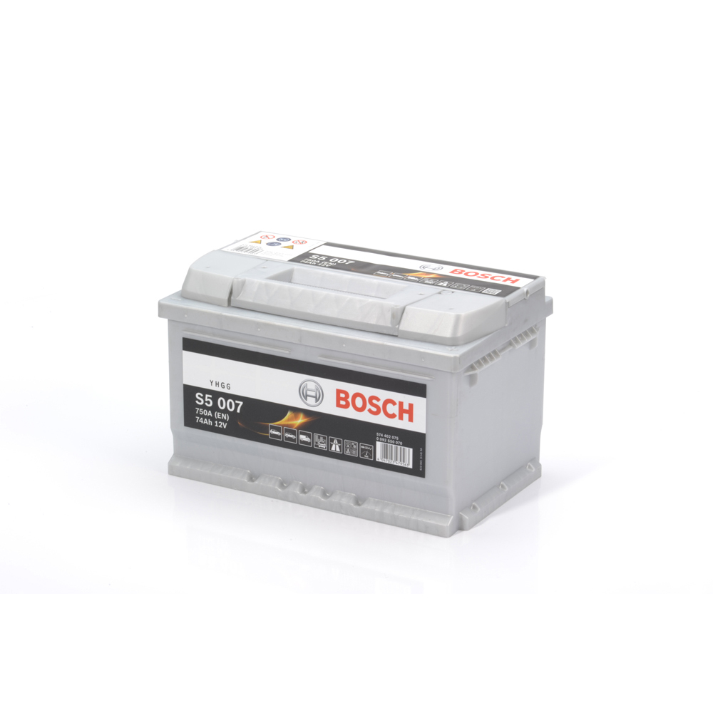 Bosch S5007 Start Silver 74 Ah 750 A 12V