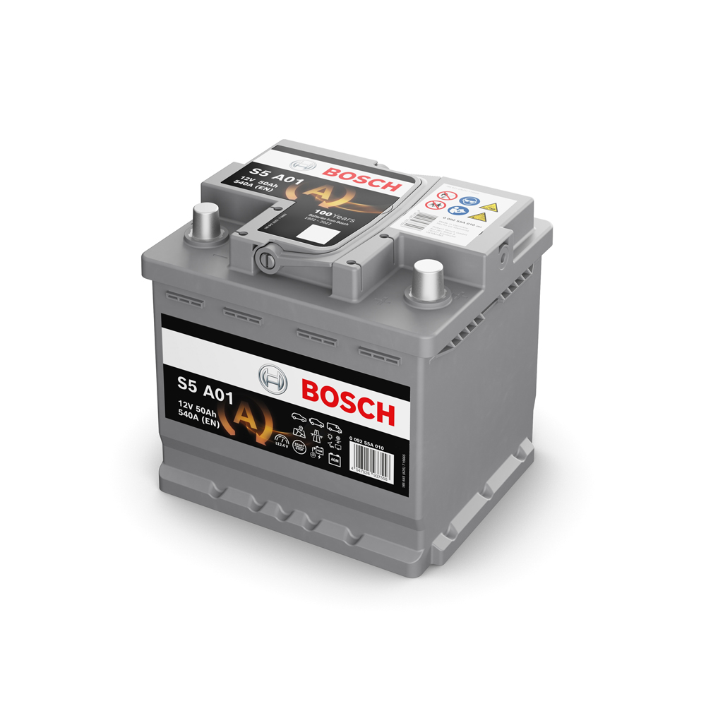 Bosch S5A01 AGM 50 Ah 540 A 12V