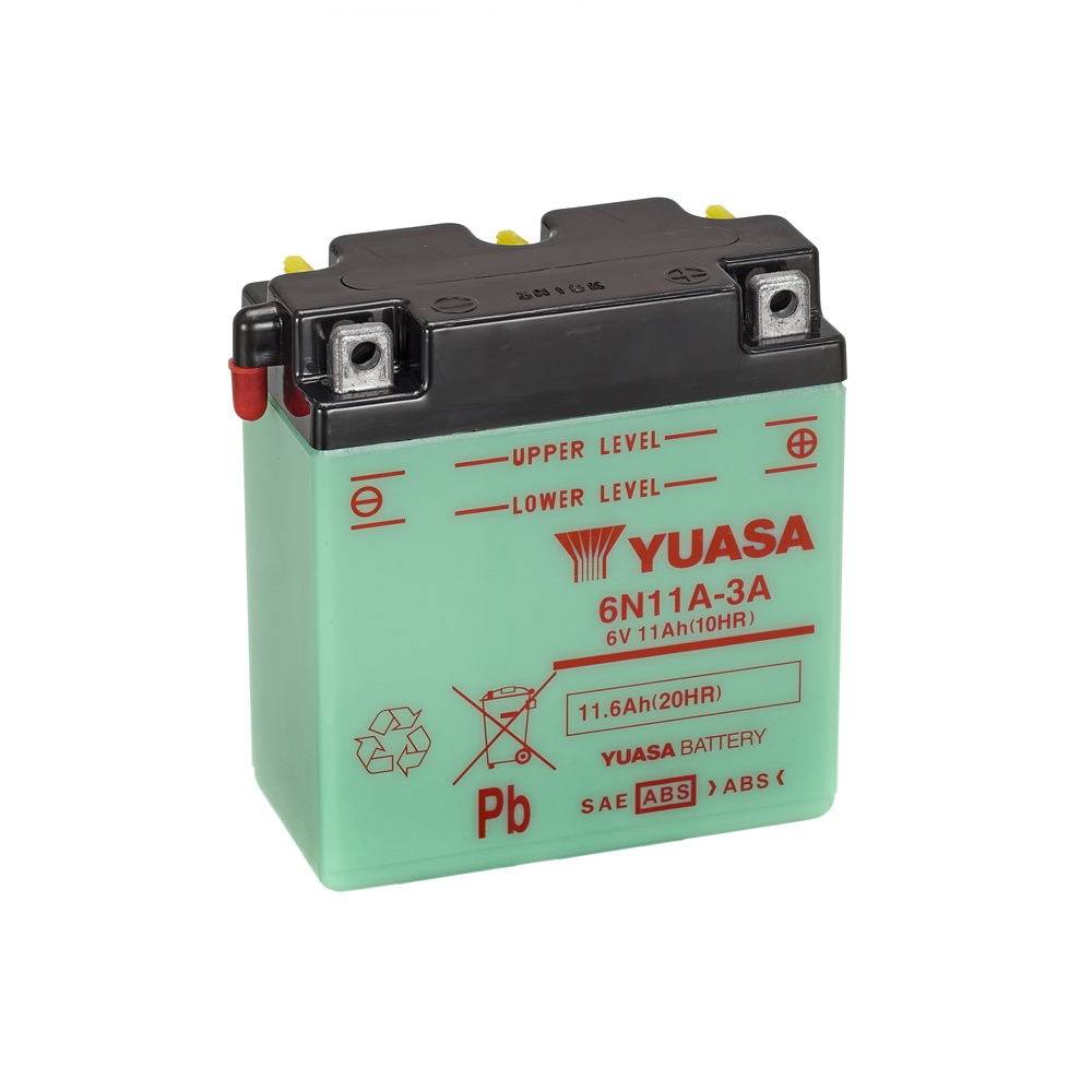Yuasa Conventional 6N11A-3A 11 Ah 6V