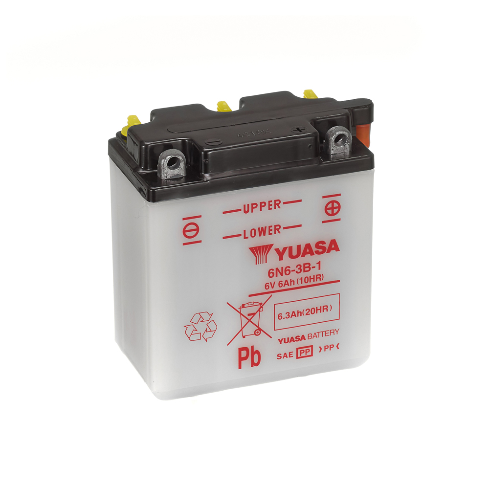 Yuasa Conventional 6N6-3B-1 6 Ah 6V