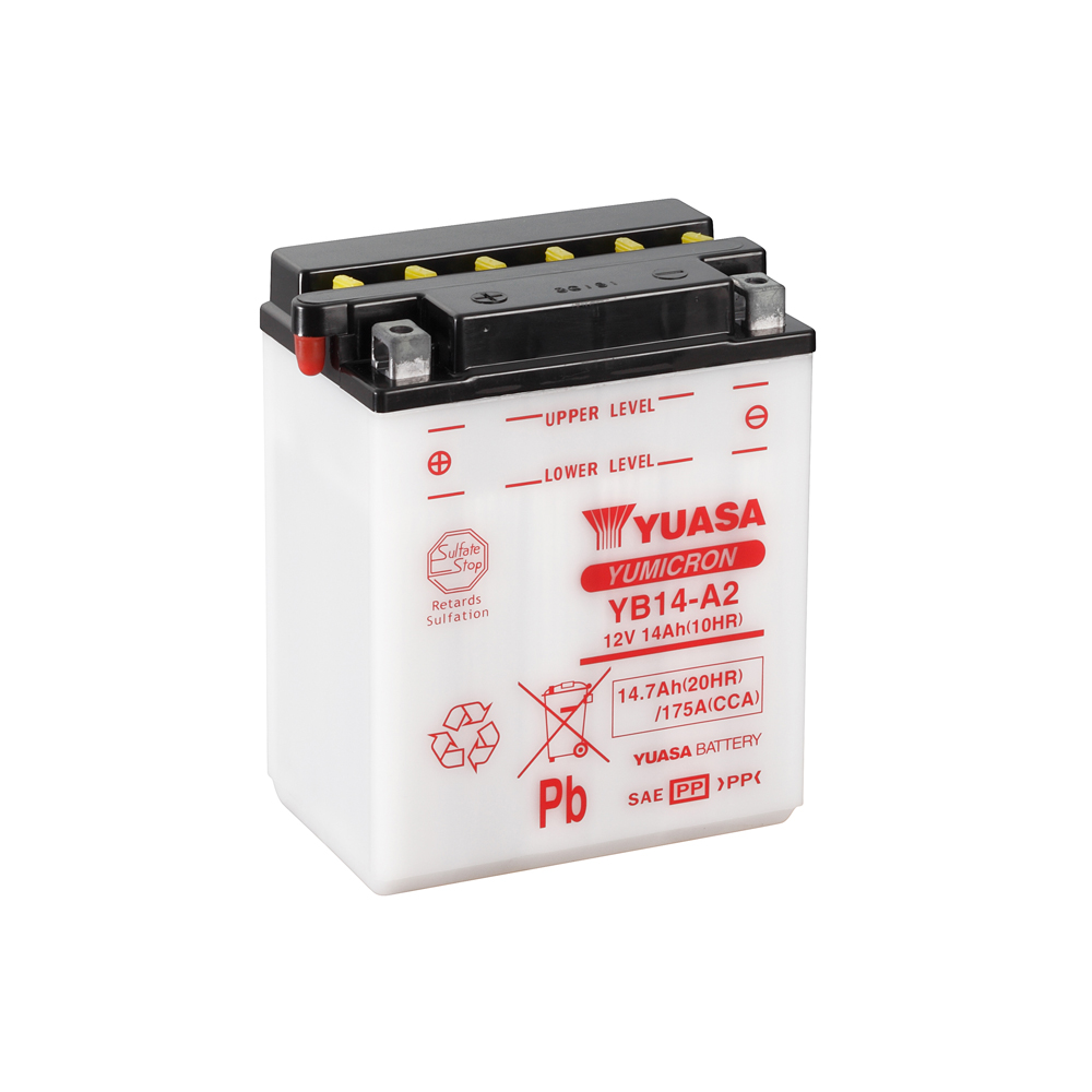 Yuasa YuMicron YB14-A2 14 Ah 175 A 12V