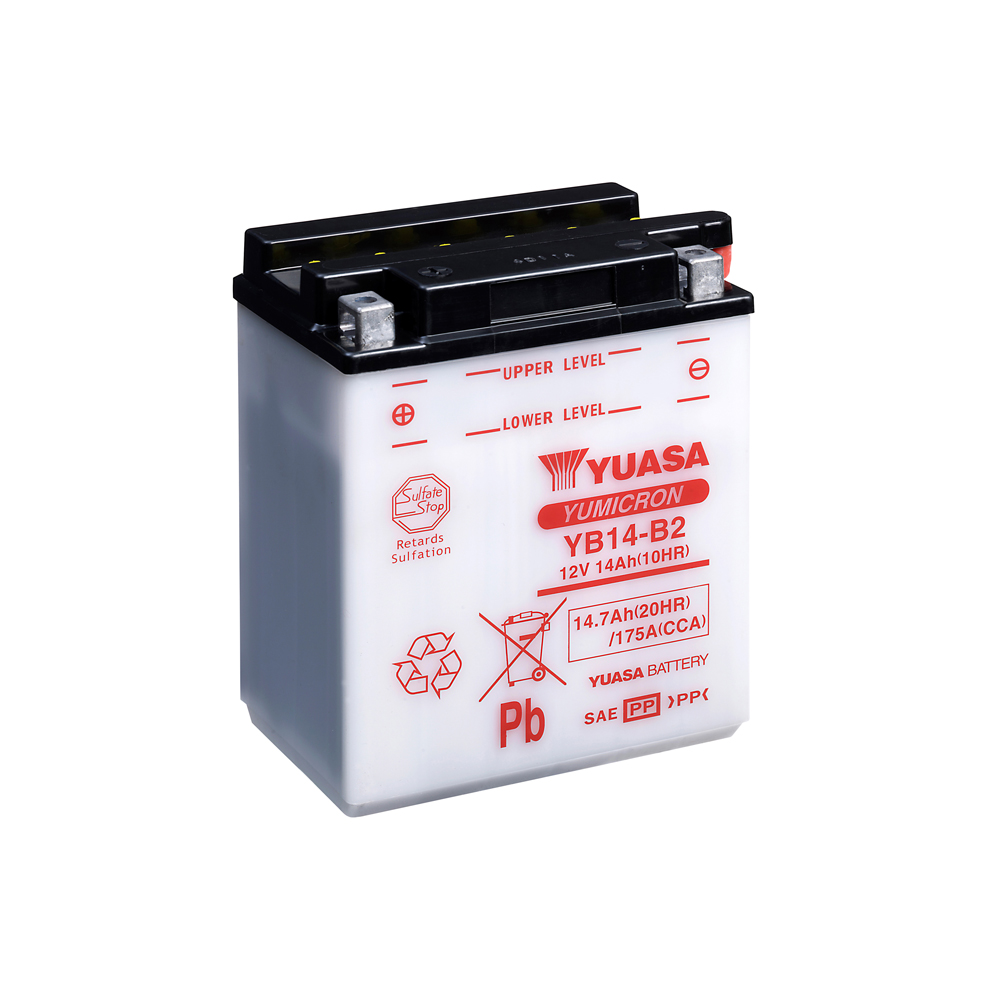Yuasa YuMicron YB14-B2 14 Ah 175 A 12V