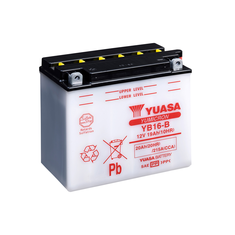 Yuasa YuMicron YB16-B 19 Ah 215 A 12V