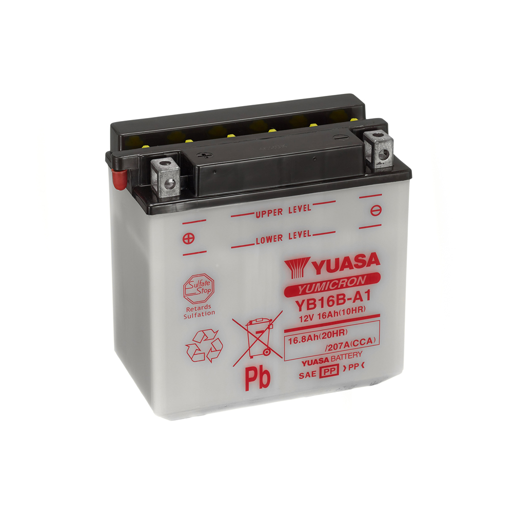Yuasa YuMicron YB16B-A1 16 Ah 207 A 12V