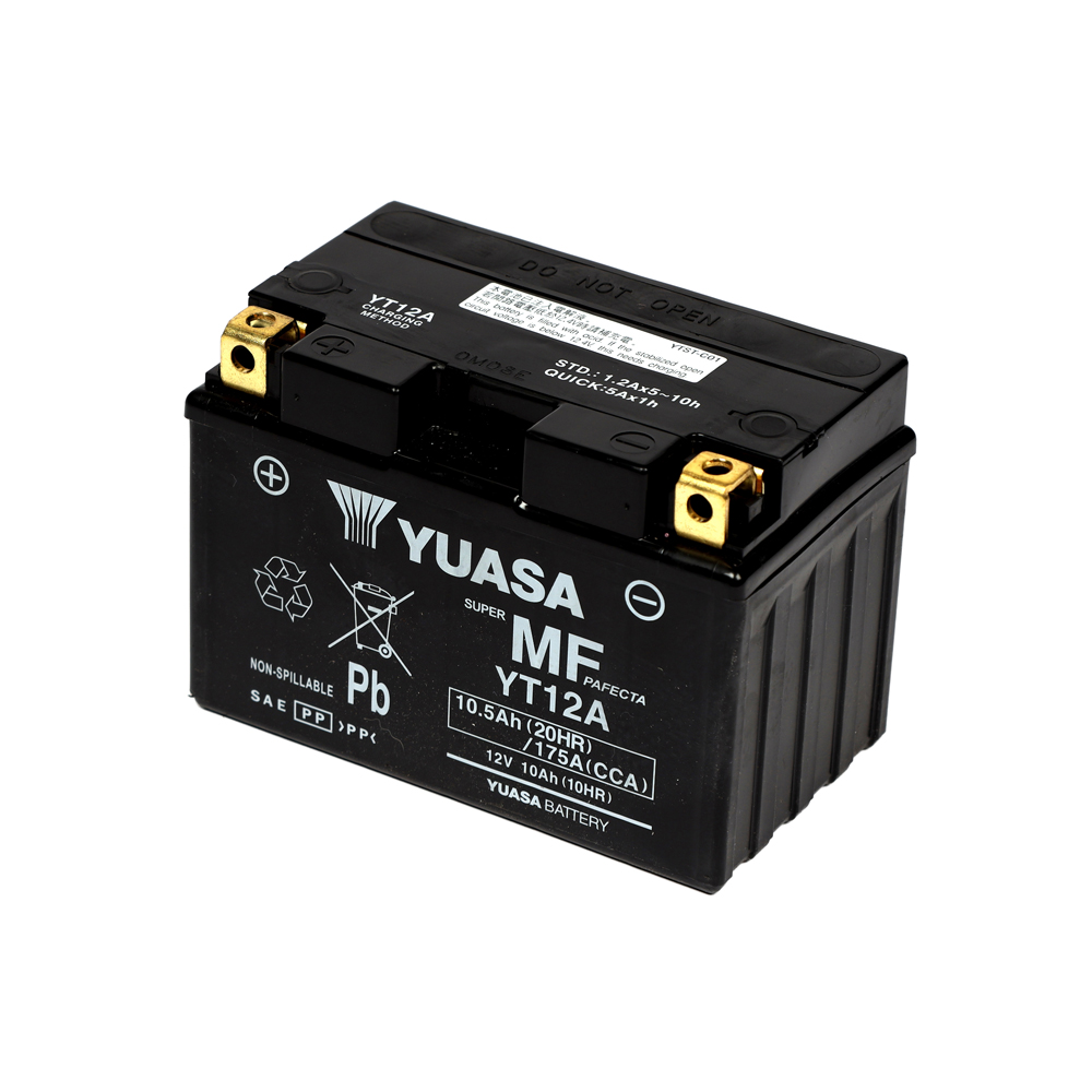 Yuasa Maintenance Free AGM YT12A 10 Ah 175 A 12V