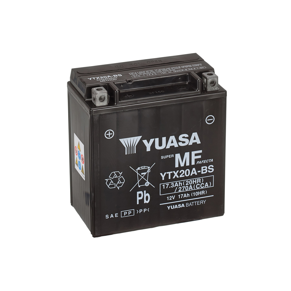 Yuasa Maintenance Free AGM YTX20A-BS 17 Ah 270 A 12V