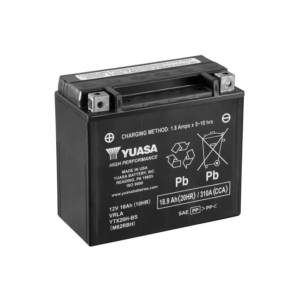 Yuasa HP Maintenance Free AGM YTX20H-BS 18 Ah 310 A 12V