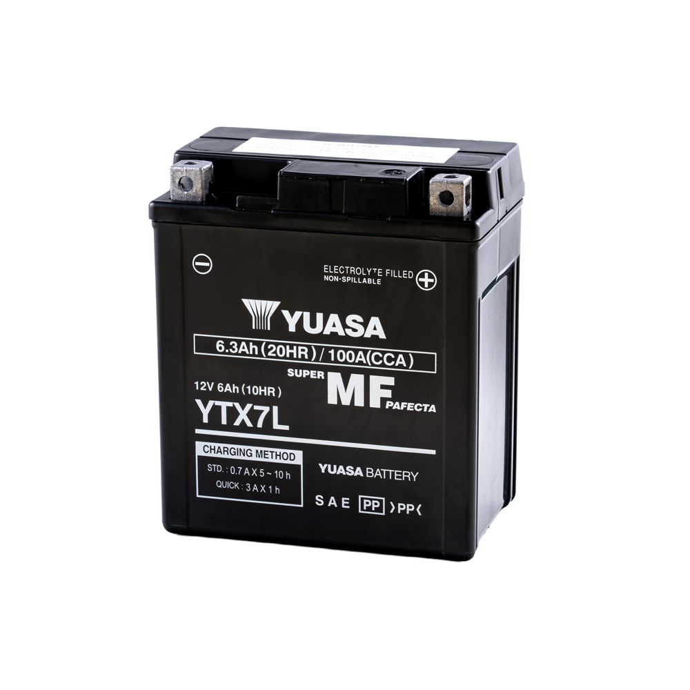 Yuasa Maintenance Free AGM YTX7L 6 Ah 100 A 12V