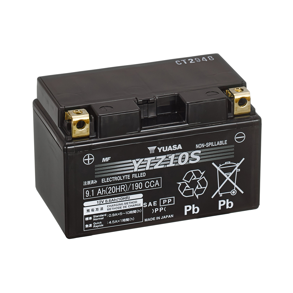 Yuasa HP Maintenance Free AGM YTZ10S 8,6 Ah 190 A 12V