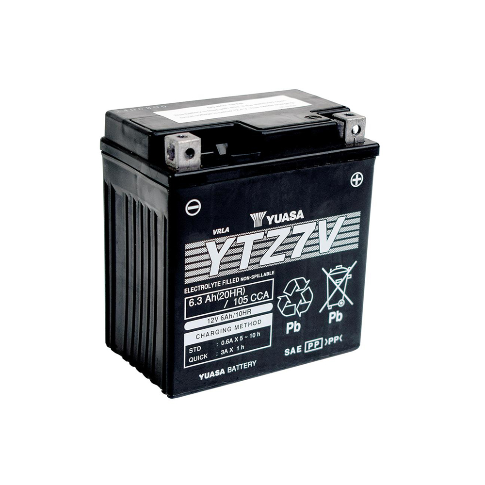 Yuasa HP Maintenance Free AGM YTZ7V 6 Ah 105 A 12V